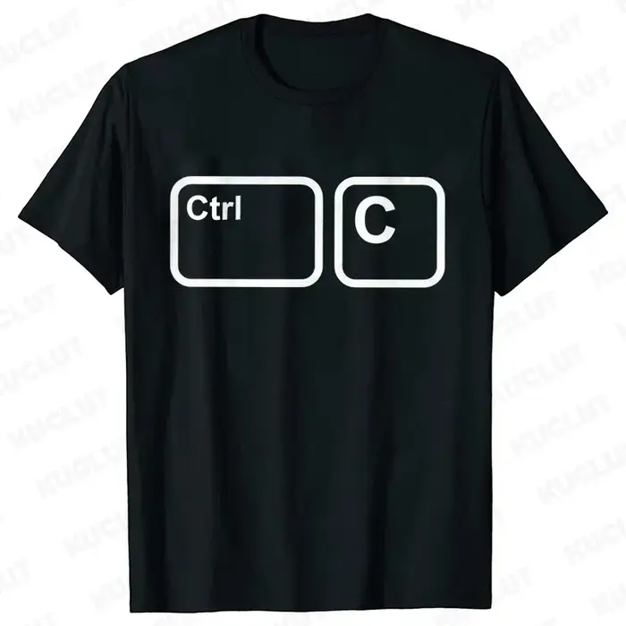 T-shirt de famille CTRL + C CTRL + V, père et fils, t-shirts fille, pâte à copier drôle, tenues de f