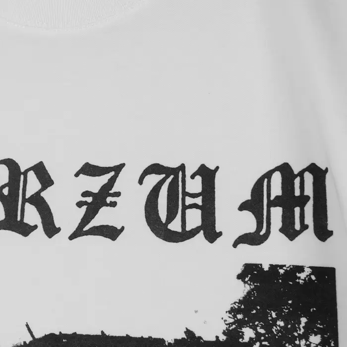 Burzum T-Shirt noir métal 90S Darkthrone Bathory Varg Vikernes hommes manches courtes coton été