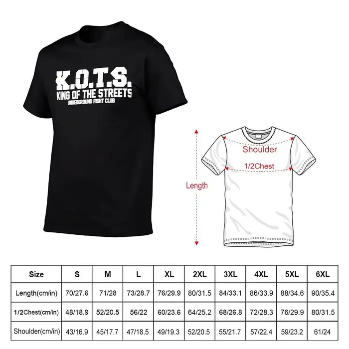 ROUGEUR DE LA RUE K.O.T.S. T-shirt Underground Fight Club pour homme