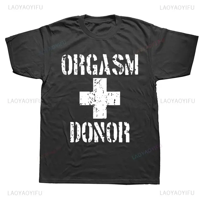 T-shirt humoristique noir pour homme