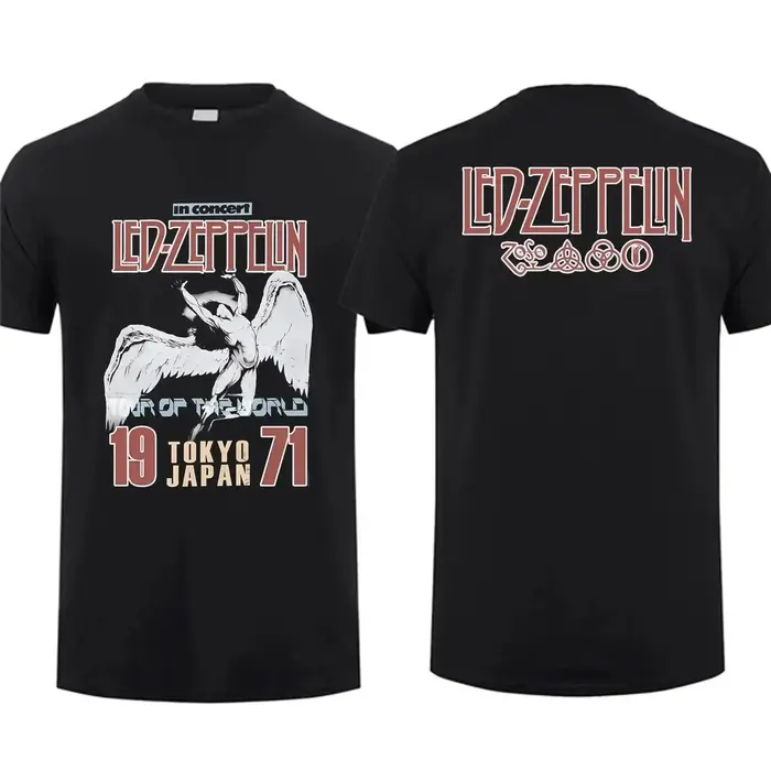 Vintage Rock Tops rétro groupe