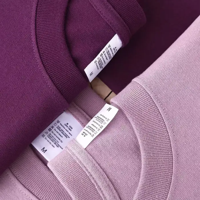 T-Shirt d'été à manches courtes violet pour hommes et femmes
