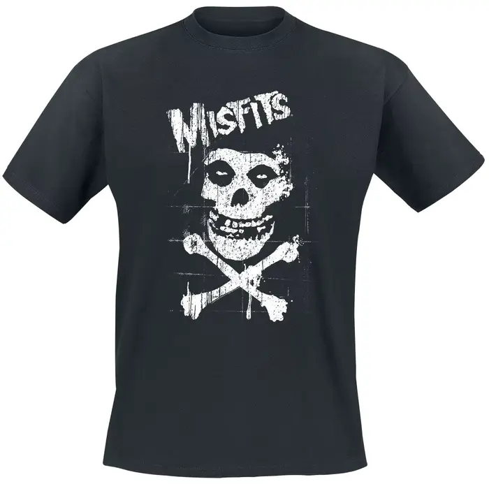 T-shirt unisexe en coton Misfits à manches courtes