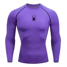 T-shirt de fitness à manches longues pour hommes, T-shirt de compression Dry Fit pour la gym, vêteme