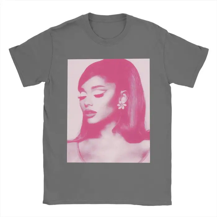 T-shirt de couple Ariana Grande Pink Positions, T-shirts Hippie, T-shirt de plage Y2K, vêtements amusants en pur coton, cadeau
