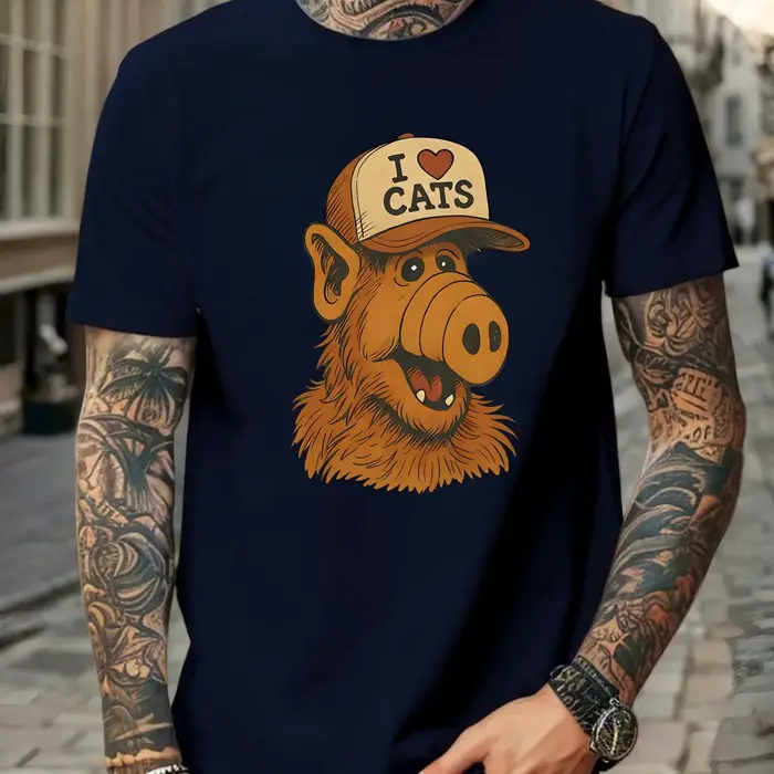 T-shirt rétro - T-shirt amusant ALF de style rétro des années 80