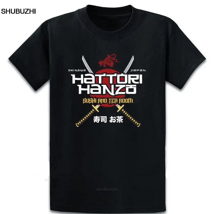 T-shirt Hattori Hanzo personnalisé motif graphique de base Style d'été tendance Tee-shirt taille sur