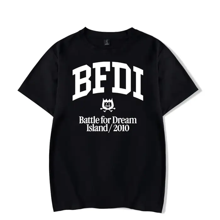 Jacknjellify BFDI Battle pour replIsland T-Shirt manches courtes, T-shirt carillon vintage des année
