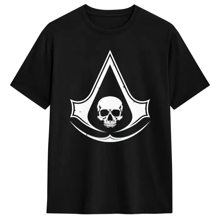 Assassins Creed T-Shirt en coton pour hommes, T-Shirt imprimé à manches courtes, hauts Vintage