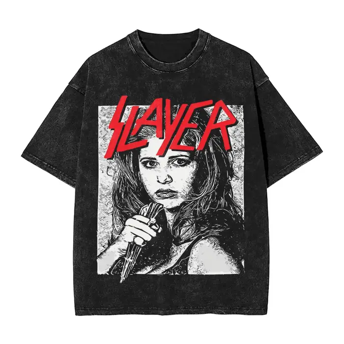 Buffy contre les vampires Slayers t-shirt Style Harajuku pour hommes femmes 100% coton t-shirts vêtements