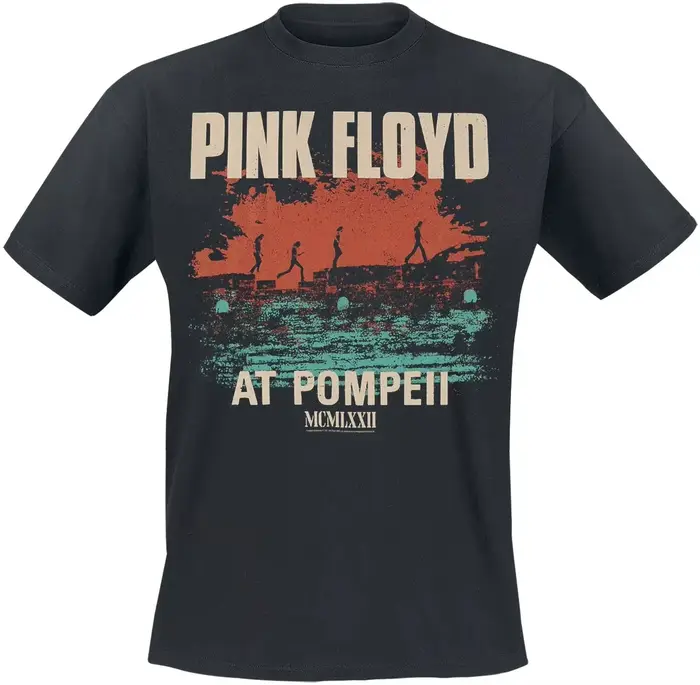 T-shirt décontracté en coton avec motif de la groupe Pink Floyd