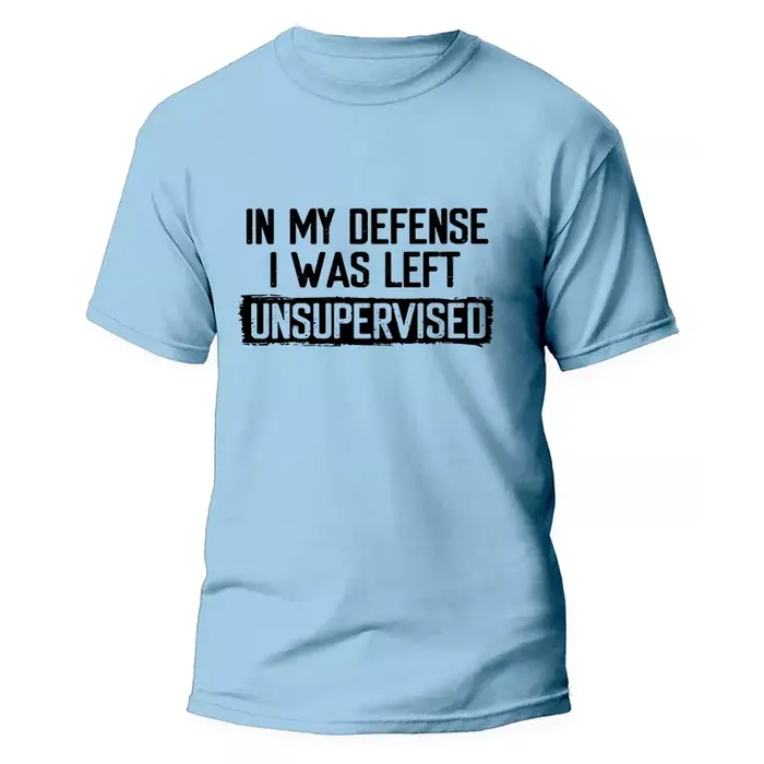 T-shirt drôle à manches courtes pour hommes, dans ma défense, j'étais des magasins, sans diplôme, hu