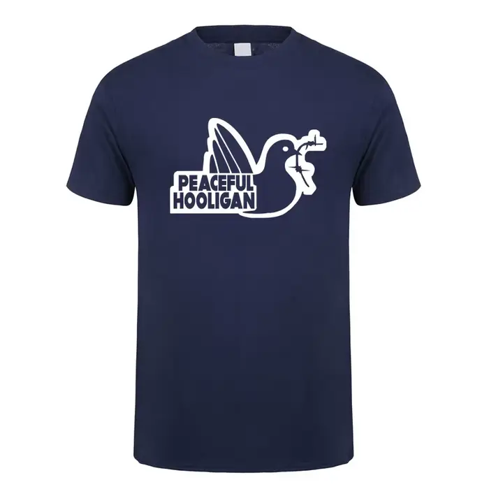 Paceful Hooligan t-shirt été hommes coton drôle T-Shirts