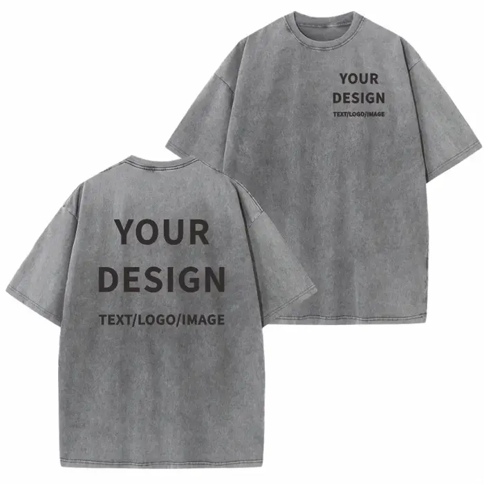 100% coton T-shirt Logo personnalisé tendance de rue