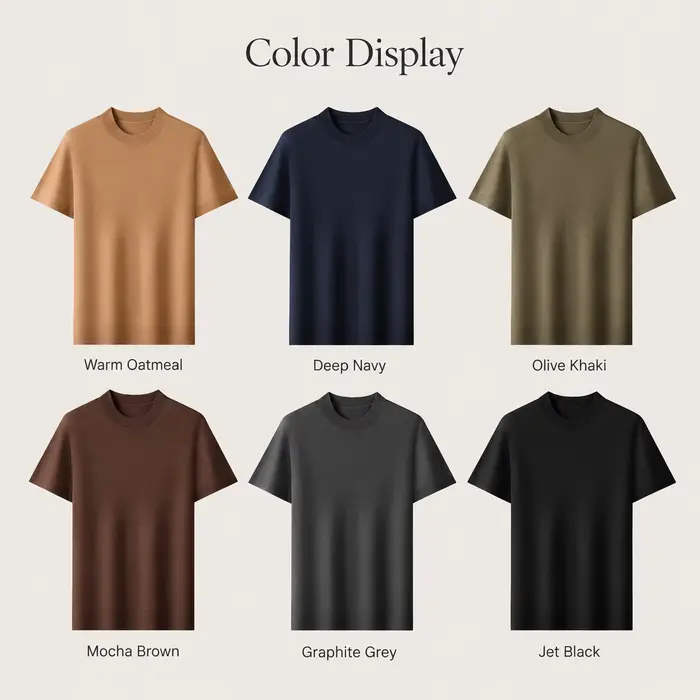 T-shirt Homme 100% Laine Mérinos à Manches Courtes