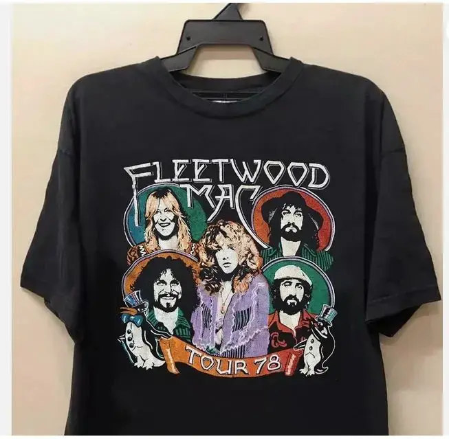 T-shirt Punk Rétro Stevie Nicks Vintage – Cadeau pour les Fans – Top Rock Classique Y2K Imprimé Décontracté Ample Streetwear Unisexe