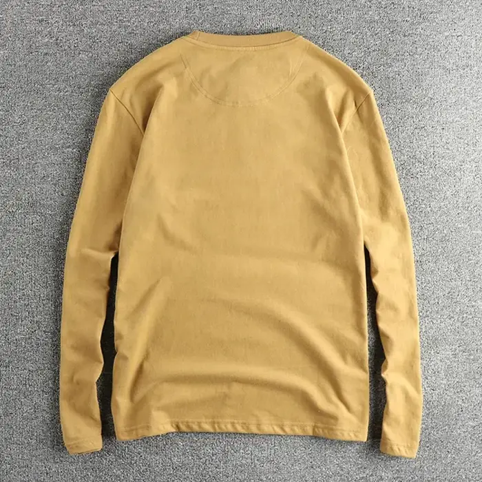 T-shirt à manches longues personnalisé pour hommes