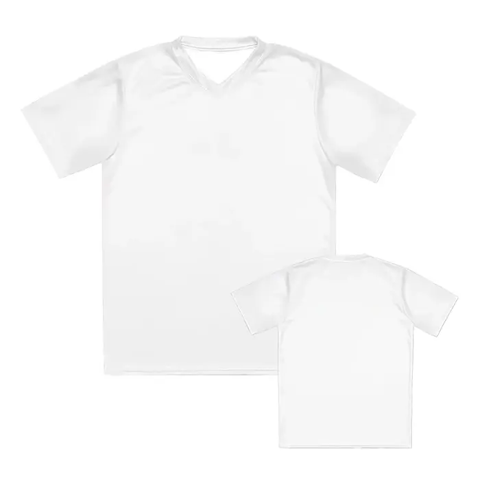 Chemise personnalisée 3D T-shirts de sport pour hommes femmes été maillot de Football col en v T-Shi