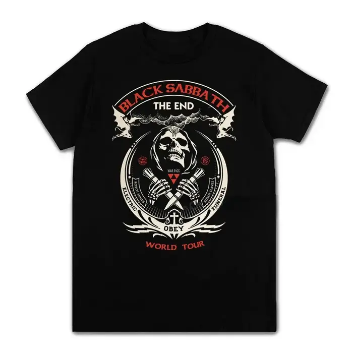 T-shirt de la Groupe de Rock Black Sabbath – Nouvelle Collection Unisexe de Luxe Décontracté et Tendance pour Hommes et Femmes