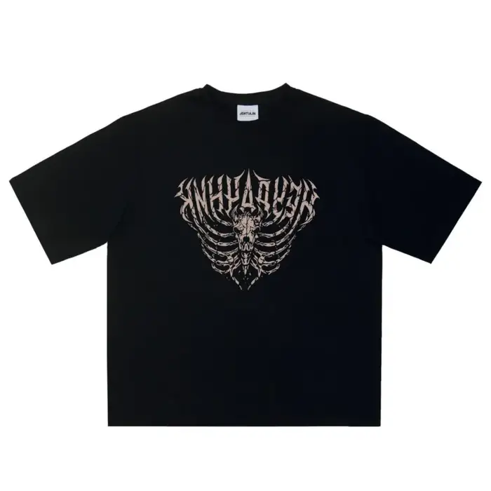 T-shirt Homme Oversize Streetwear Harajuku 5opka « Неудачник » Imprimé Graphique Rétro Hip Hop Esthé