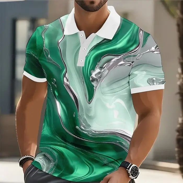Polo en marbre pour hommes