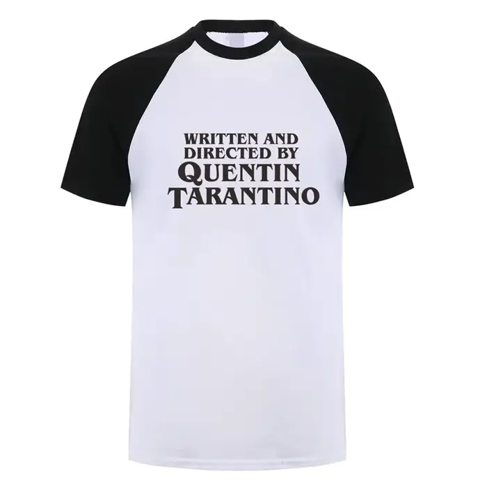 Écrit et dirigé par Quentin Tarantino T-Shirt homme unisexe t-shirts mode d'été à manches courtes hommes/femmes