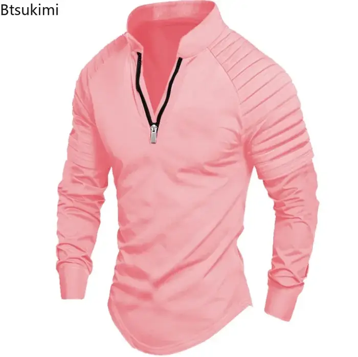 Polo à manches longues pour hommes