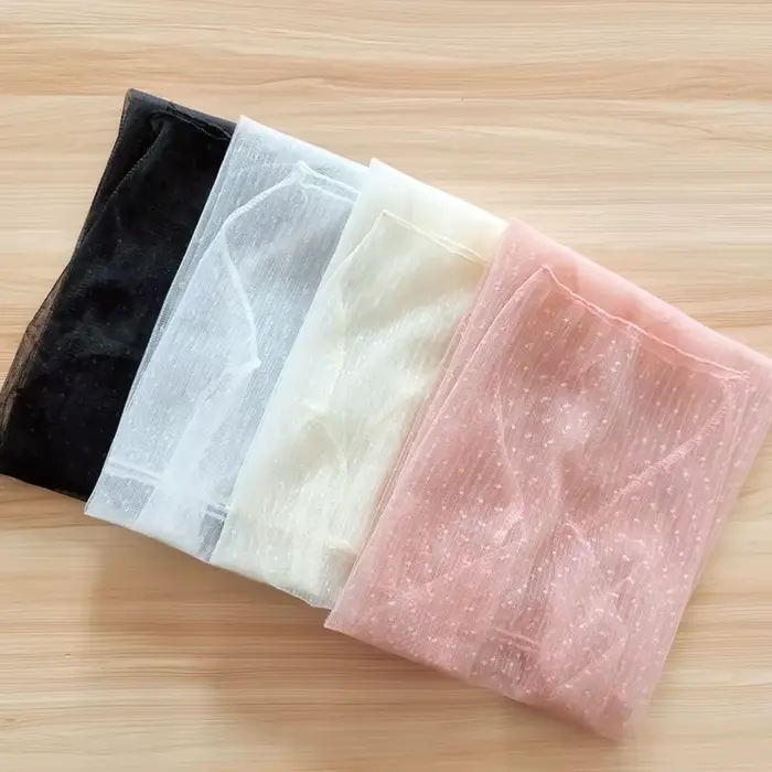 Sexy voir à travers les hauts femmes Transparent à manches longues dentelle T-shirt maille Tulles