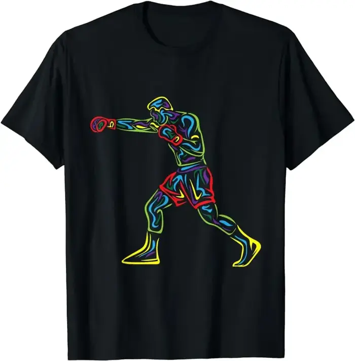 Amant de boxe Gym Boxer Kickboxing Kickboxer passionné T-Shirt unisexe Style chemises pour hommes vêtements t-shirts personnalisé imprimé T-Shirt