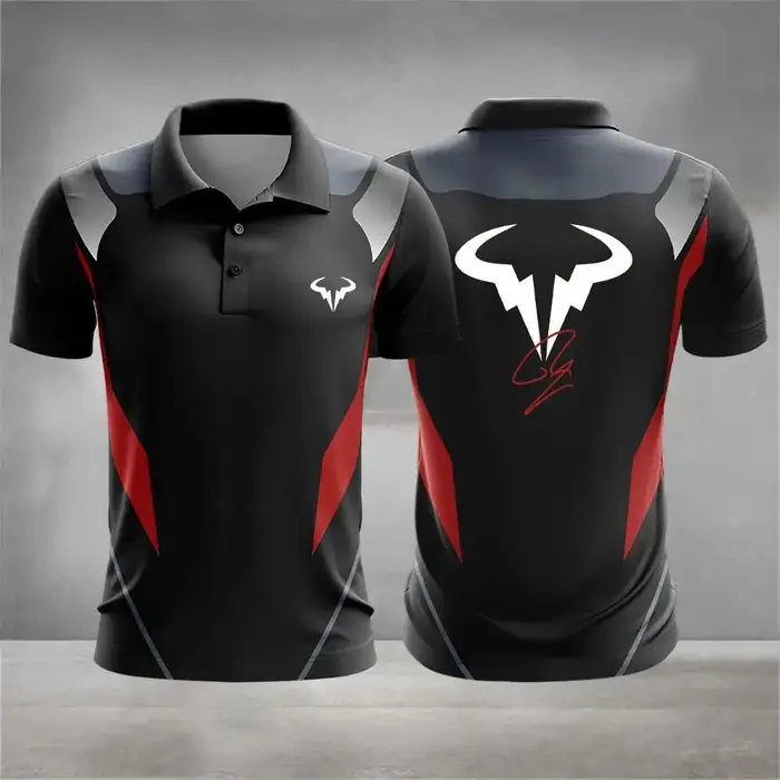 Nouveau Polo Homme Été 2026 – Tendance, Confortable, Doux et Respirant avec Motif Imprimé 3D