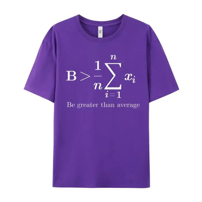 Math Be Greater STORAverage-T-shirt à manches courtes pour femmes