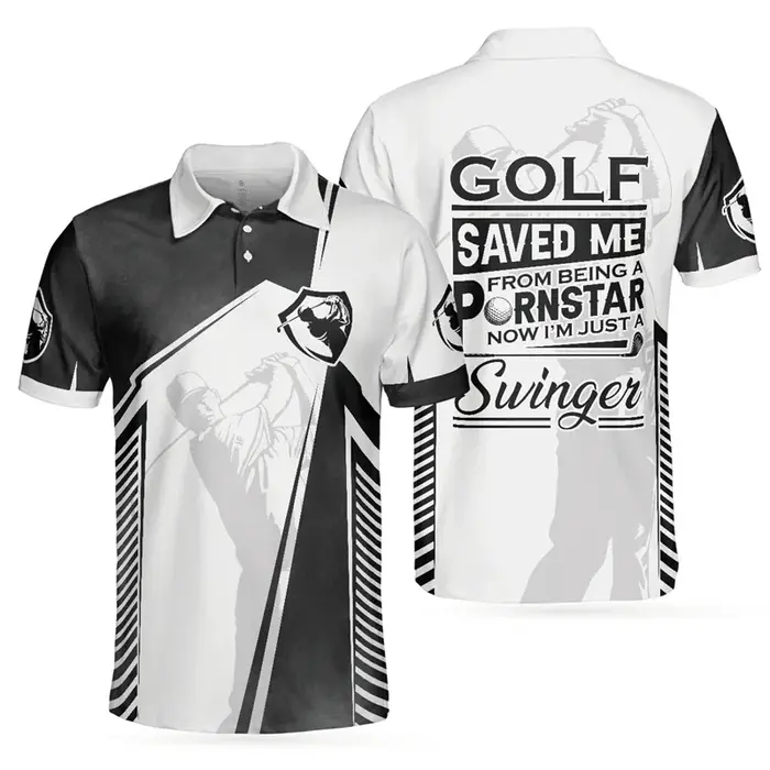 Polo de golf 3D Harajuku pour hommes