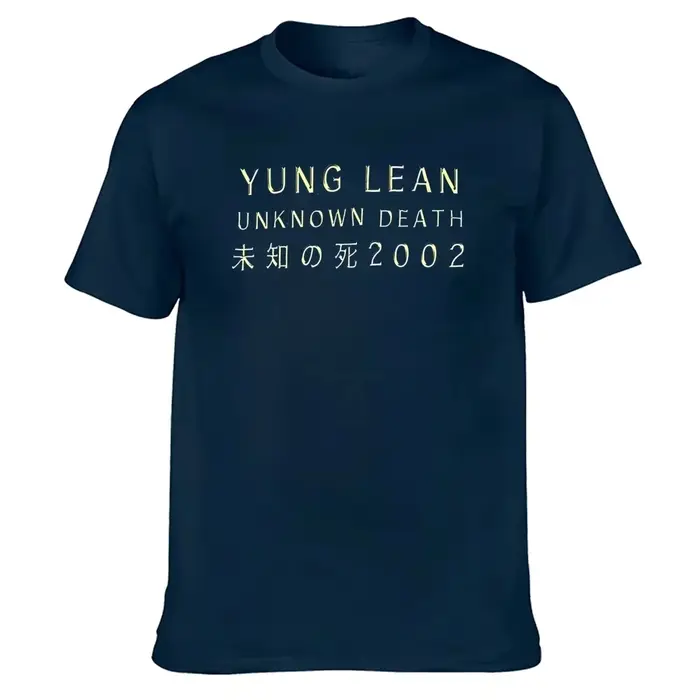 Yung Lean inconnu mort 2002 Album Tour Merch T-Shirt musique Hip Hop