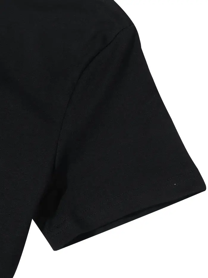 T-shirt femme je ne suis pas grossier lettre imprimée décontracté doux col rond haut