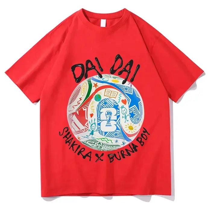 T-shirt unisexe Shakira DAI DAI 2026 – Mode décontractée