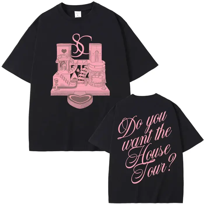 House Tour T-Shirt 2026 nouveau style Sabrina charpentier identique au site officiel haute qualité