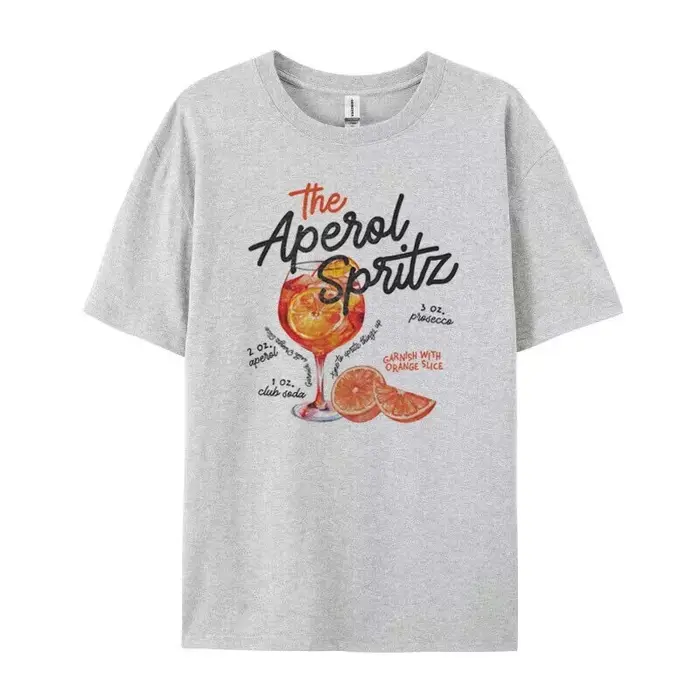 Aperol Spritz Retro Cocktail Graphic Tees for Women