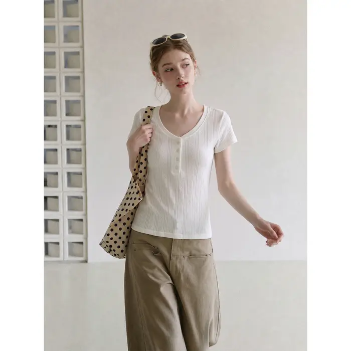 T-shirt blanc pour femme