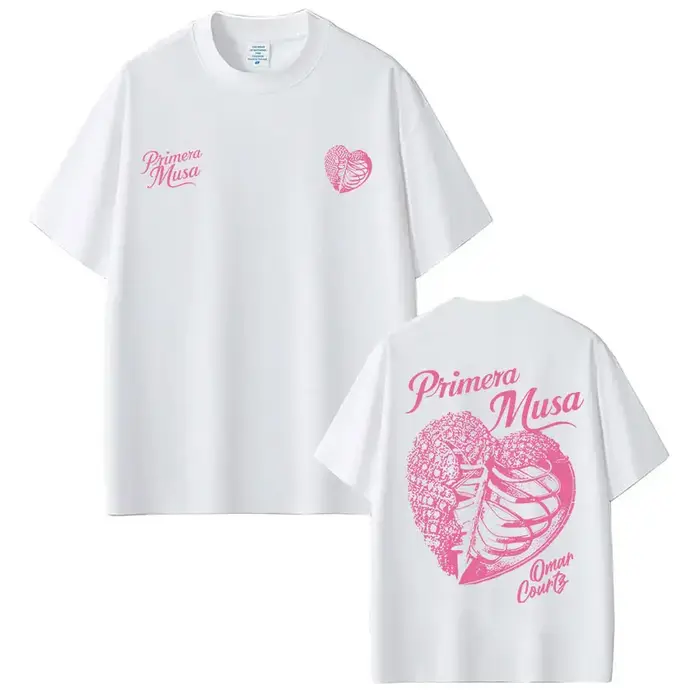 Omar Courtz Primera Musa Album Tour Merch T-shirt hommes femmes Hip Hop mode
