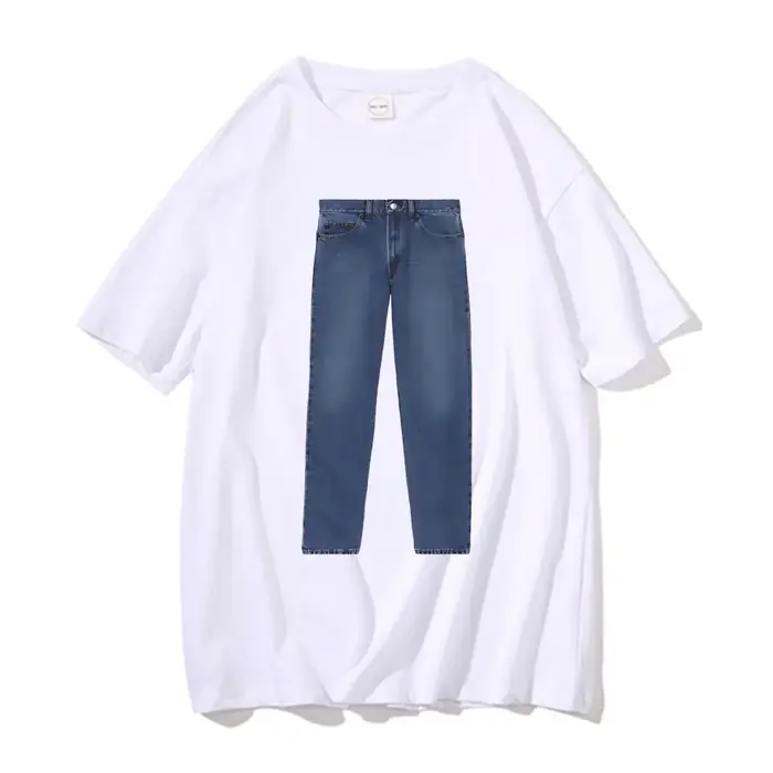 Drôle jean blague Meme T-shirt hommes femmes marque de mode coton