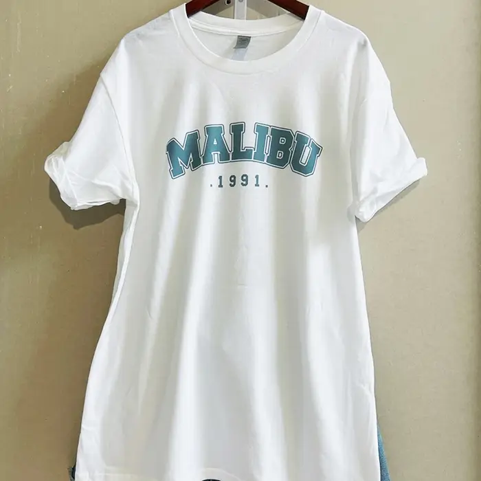 Malibu – T-Shirt manches courtes col rond pour femmes
