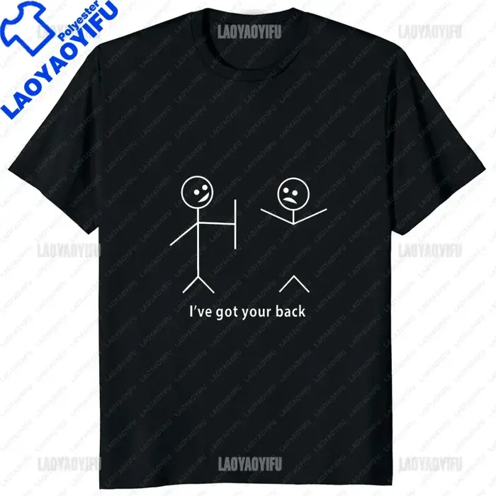 T-shirt Industries castique imprimé I Got Your Back pour homme et femme