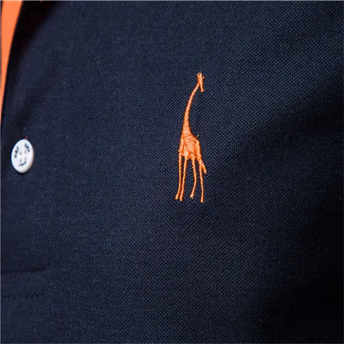 Polo Girafe à Manches Courtes pour Homme