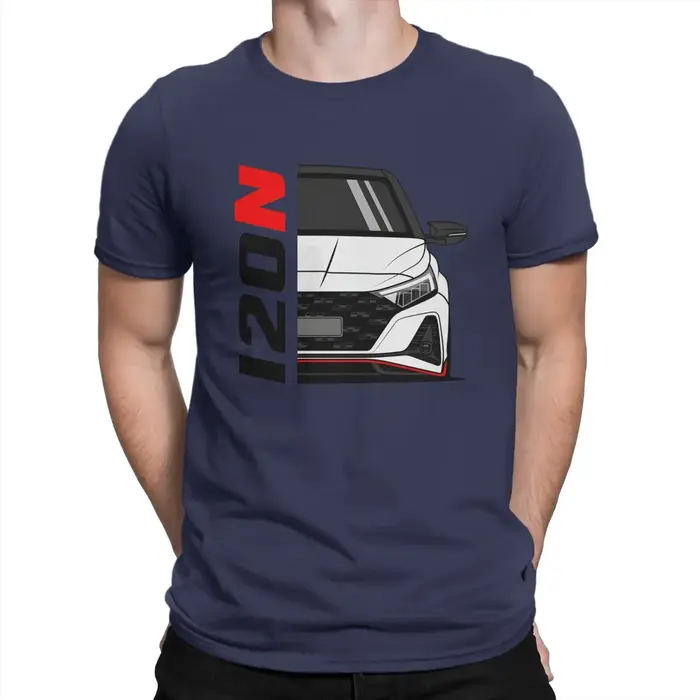 T-Shirt à Manches Courtes et Col Rond pour Homme