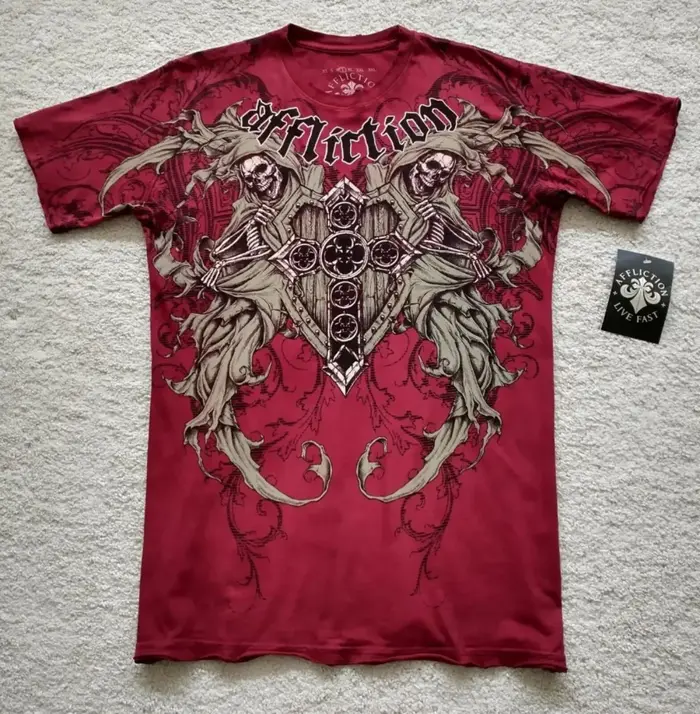 T-shirt d'été pour homme, col rond, imprimé ailes d'ange gothiques et lettres, confortable et respir