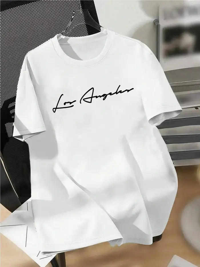 T-shirt graphique Palm Tree City of Angels de Los Angeles pour hommes