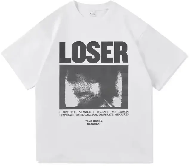 T-shirt graphique Tame Impala Loser, Merch Deadbeat Album 2025, T-shirt unisexe en coton premium sty