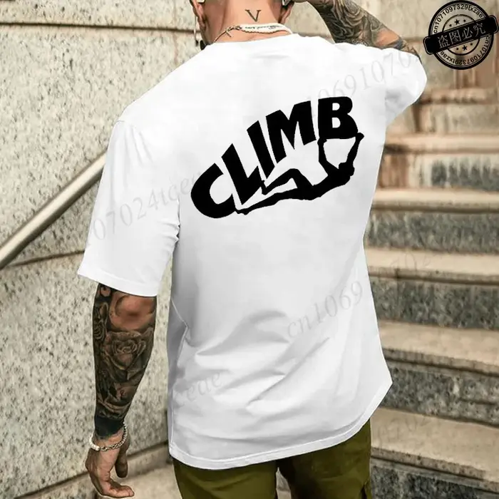 T-shirts de design pour l'escalade pour hommes et femmes
