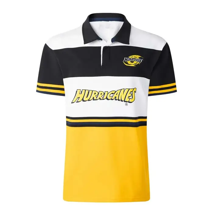 Maillot de rugby rétro à manches courtes pour homme HURRICANES POLO 2026