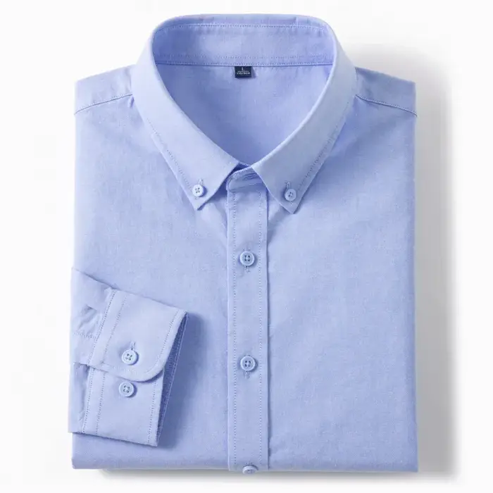 Chemise Oxford 100 % coton pour homme - Respirante, anti-transpiration, boutonnée, coupe ajustée et 